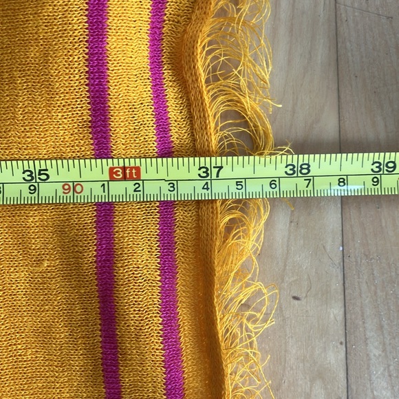 NEW Zara linen cover-up kaftan orange mango XS-S Extra-Small/Small - Picture 9 of 15